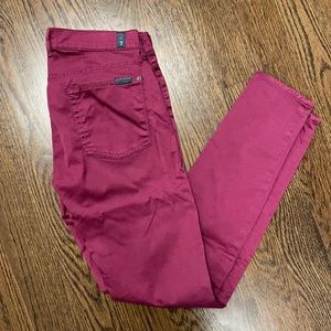 7 for all mankind skinny pants
